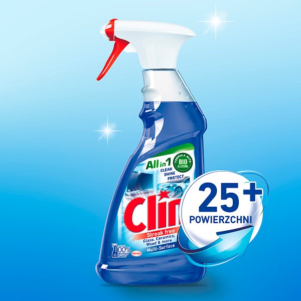 Clin Multi-Surface Płyn do mycia powierzchni szklanych 500 ml