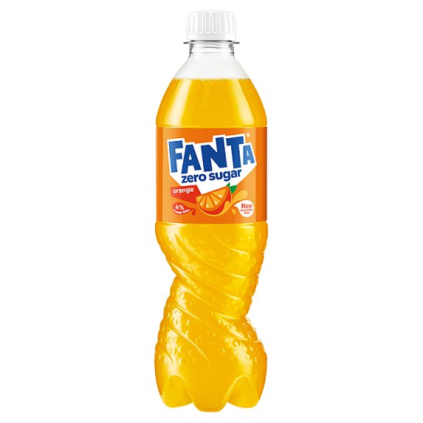 Fanta Zero Sugar Napój gazowany o smaku pomarańczowym 500 ml