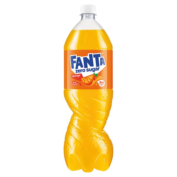 Fanta Zero Sugar Napój gazowany o smaku pomarańczowym 1,5 l