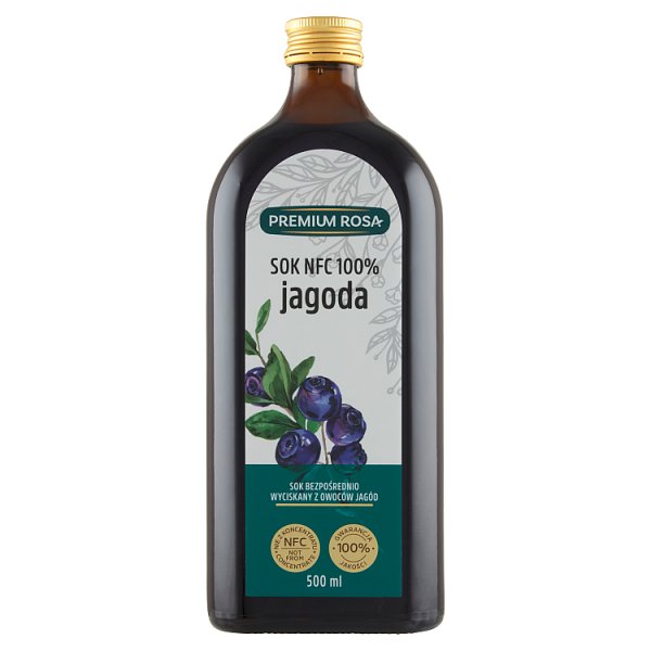 Premium Rosa Sok NFC 100 % jagoda 500 ml