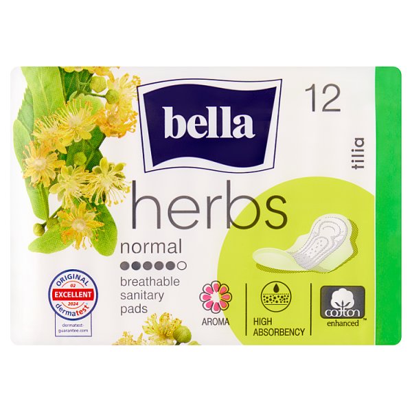 Bella Herbs Tilia Normal Podpaski higieniczne 12 sztuk