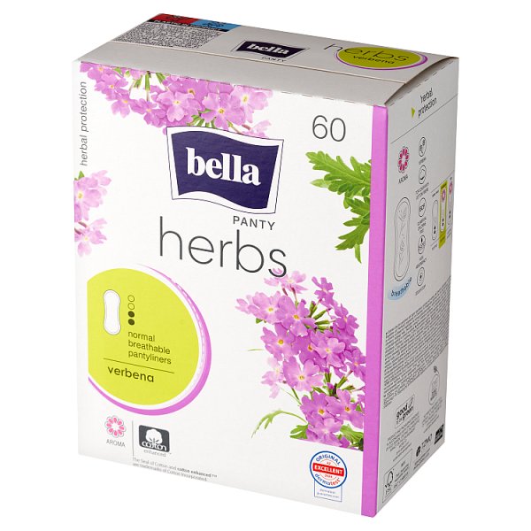 Bella Herbs Panty Verbena Normal Wkładki higieniczne 60 sztuk