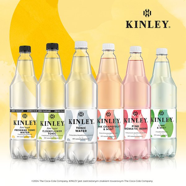 Kinley Tonic Water Napój gazowany 1 l