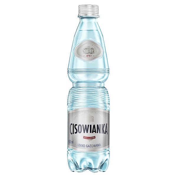 Cisowianka Naturalna woda mineralna lekko gazowana niskosodowa 500 ml