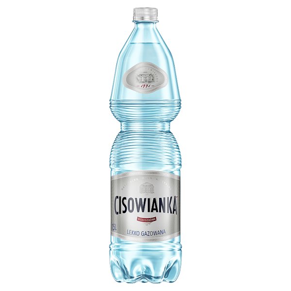 Cisowianka Naturalna woda mineralna lekko gazowana niskosodowa 1,5 l