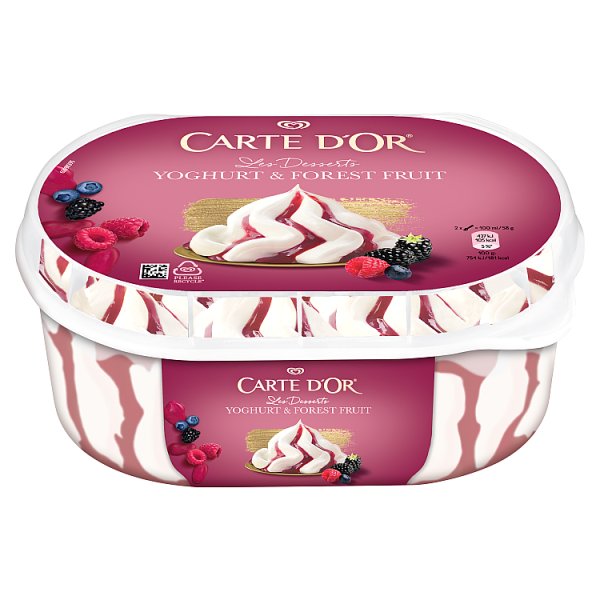 Carte D&#039;Or Les Desserts Lody z jogurtem sosem z owoców leśnych i kawałkami owoców leśnych 825 ml
