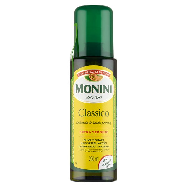 Monini Classico Oliwa z oliwek najwyższej jakości z pierwszego tłoczenia 200 ml