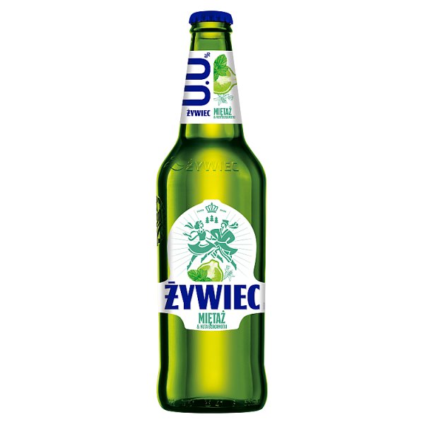 Żywiec Bezalkoholowy napój piwny miętaż &amp; nuta bergamotki 500 ml