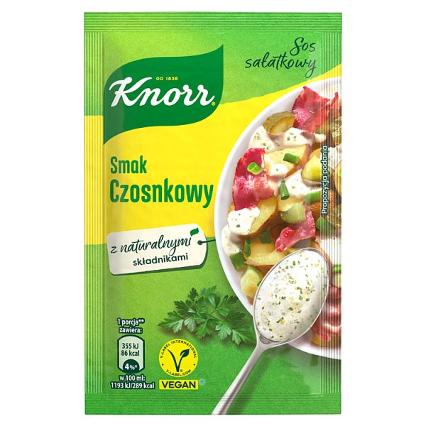 Knorr Sos sałatkowy smak czosnkowy 8 g