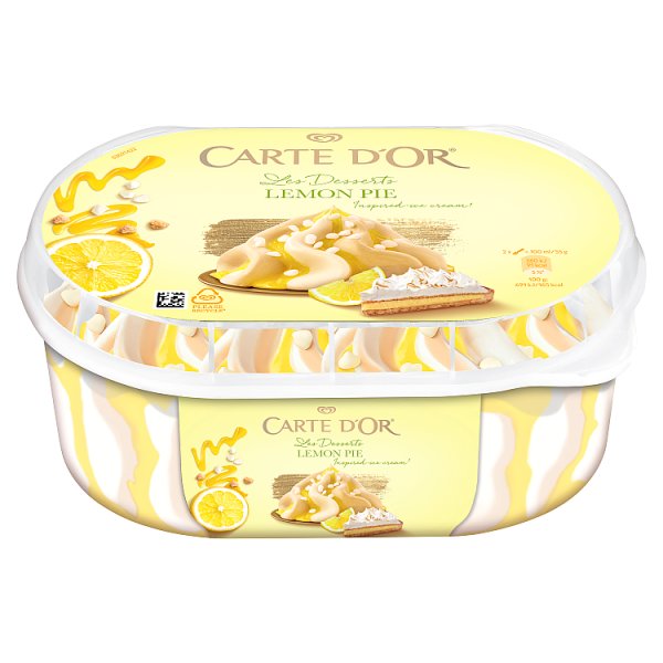Carte D&#039;Or Les Desserts Lody o smaku ciasteczek i lody cytrynowe 825 ml