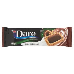 Dare Ciastka pszenne pełnoziarniste z czekoladą mleczną 114 g