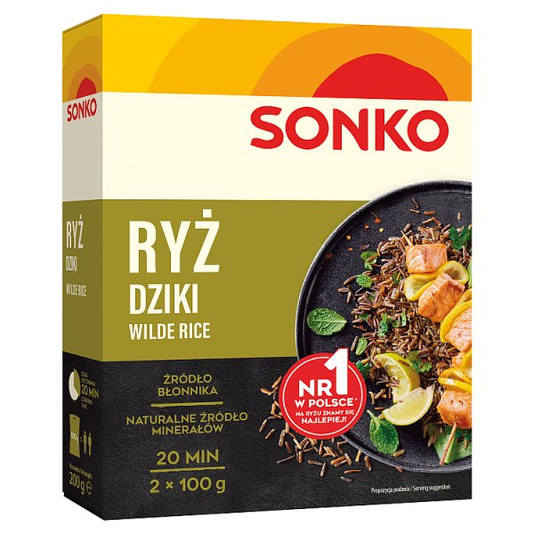 Sonko Ryż dziki 200 g (2 x 100 g)