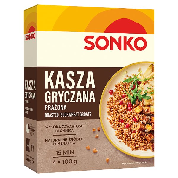 Sonko Kasza gryczana prażona 400 g (4 x 100 g)
