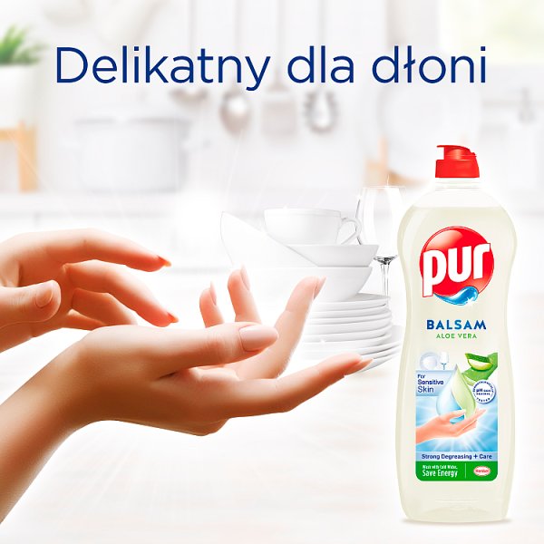 Pur Aloe Vera Płyn do mycia naczyń balsam 750 ml