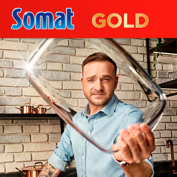 Somat Gold Tabletki do mycia naczyń w zmywarkach 598,4 g (34 sztuki)