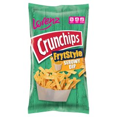Crunchips FrytStyle Chipsy ziemniaczane serowy dip 70 g