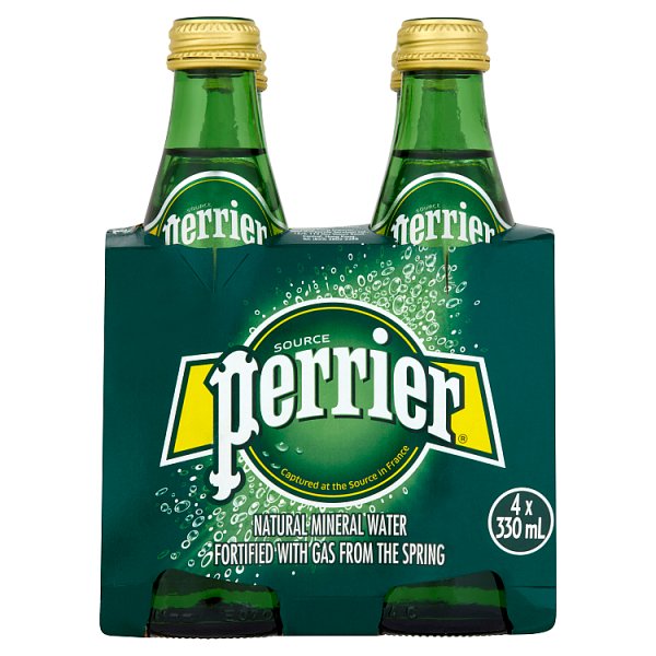 Perrier Naturalna woda mineralna gazowana 4 x 330 ml