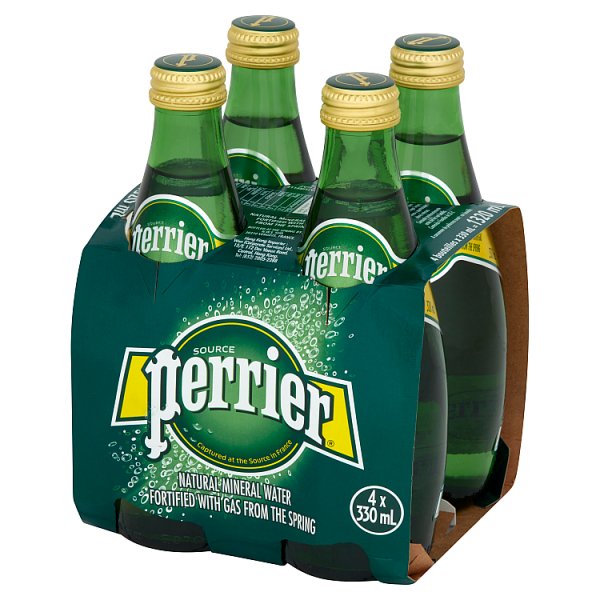 Perrier Naturalna woda mineralna gazowana 4 x 330 ml