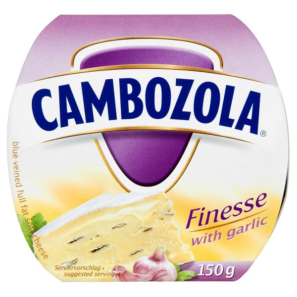 Cambozola Finesse Ser miękki z dodatkiem czosnku 150 g