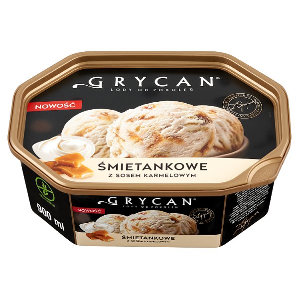 Grycan Lody śmietankowe z sosem karmelowym 900 ml