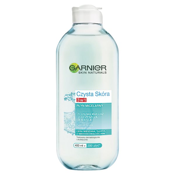 Garnier Skin Naturals Czysta Skóra Płyn micelarny 3w1 400 ml