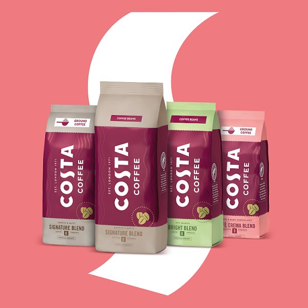 COSTA COFFEE Colombian Roast Medium Roast Kawa palona mielona 200 g
