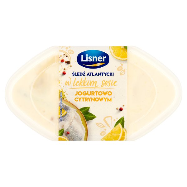 Lisner Śledź atlantycki w lekkim sosie jogurtowo cytrynowym 280 g