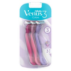 Gillette Venus 3 Colors Maszynki jednorazowe, liczba sztuk w opakowaniu: 3