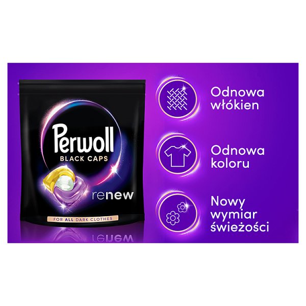 Perwoll Renew Black Caps Skoncentrowany środek do prania 310,5 g (23 prania)