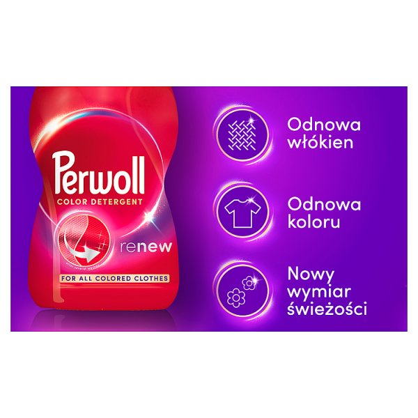 Perwoll Renew Color Płynny środek do prania 3 l (60 prań)