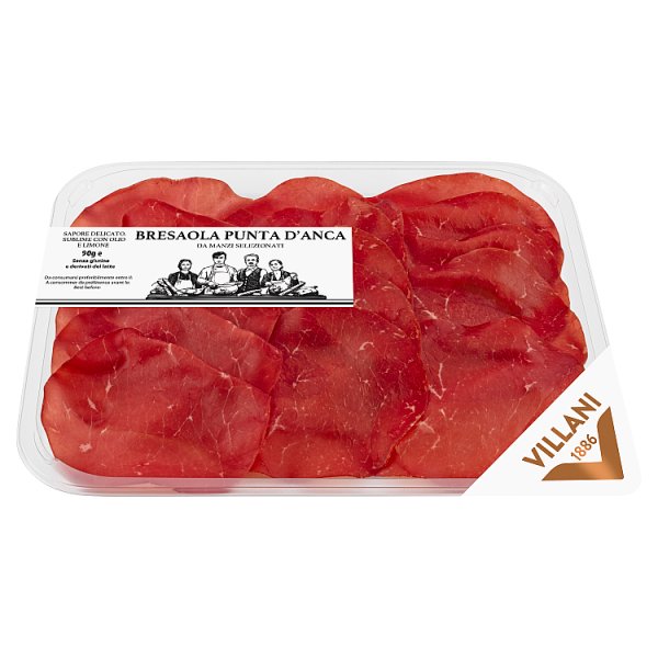 Salumi Villani Bresaola Punta D&#039;anca Dojrzewająca wołowina 80 g