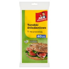 Jan Niezbędny Torebki śniadaniowe 40 sztuk