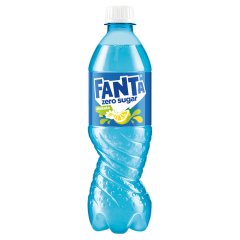 Fanta Zero Sugar Napój gazowany o smaku cytrynowym i kwiatu czarnego bzu 500 ml