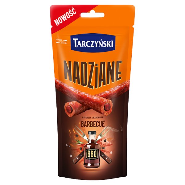 Tarczyński Nadziane Kabanosy z nadzieniem barbecue 95 g