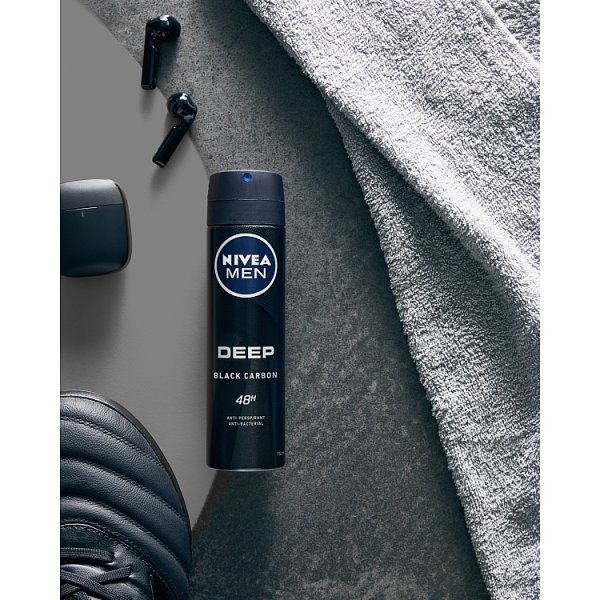 Nivea MEN Deep Antyperspirant Black Carbon 150 ml