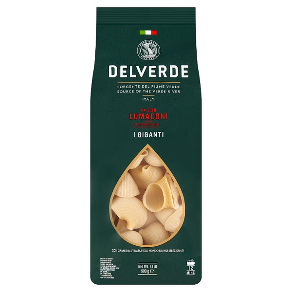 Delverde Włoski makaron ślimak wielki 500 g