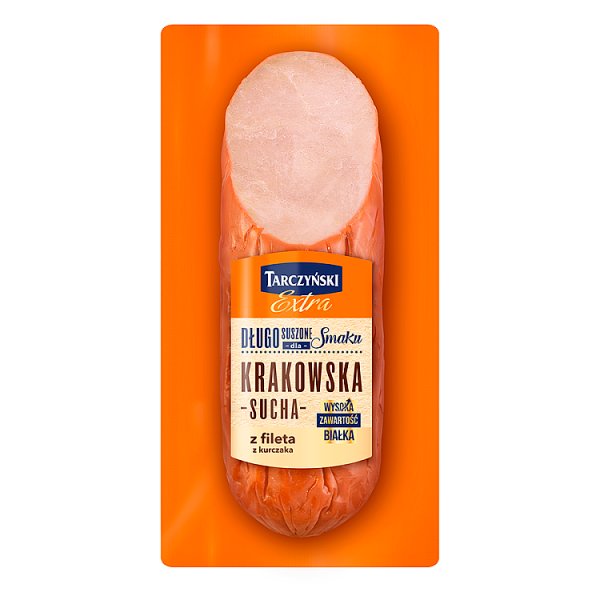 Tarczyński Extra Wyrób drobiowy krakowska sucha z fileta z kurczaka 260 g