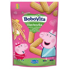BoboVita Ciasteczka pszenno-orkiszowe z jabłkiem i brzoskwinią po 1 roku życia 150 g