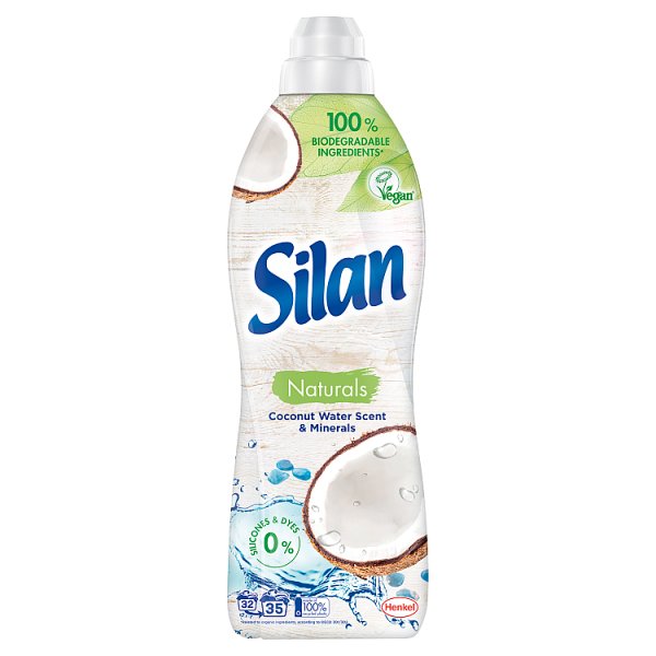 Silan Naturals Coconut Water Scent &amp; Minerals Płyn do zmiękczania tkanin 770 ml (35 prań)