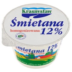Krasnystaw Śmietana 12 % homogenizowana 150 g