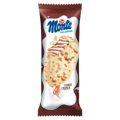 Zott Monte Lody śmietankowe i lody czekoladowo-orzechowe w białej czekoladzie 100 ml