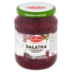 Urbanek Sałatka z czerwonej kapusty 690 g