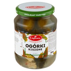 Urbanek Ogórki kiszone 660 g