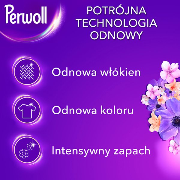 Perwoll Renew Dark Bloom Płynny środek do prania 2 l (40 prań)