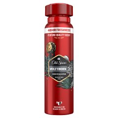 Old Spice Wolfthorn Deodorant Body Spray For Men 150 ml, 48H Fresh, 0% Aluminium Salts