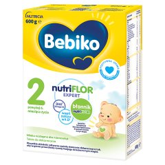 Bebiko 2 Mleko następne dla niemowląt powyżej 6. miesiąca życia 600 g