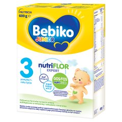 Bebiko Junior 3 Odżywcza formuła na bazie mleka dla małych dzieci powyżej 1. roku życia 600 g