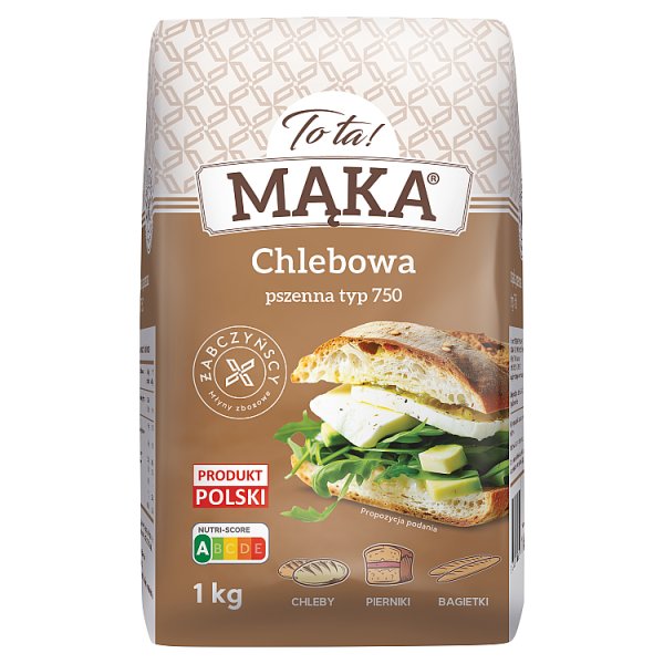 To ta! Mąka chlebowa pszenna typ 750 1 kg