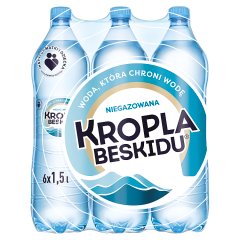 Kropla Beskidu Naturalna woda mineralna niegazowana 6 x 1,5 l