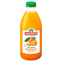 Andros 100 % soku z wyciskanych klementynek 1 l
